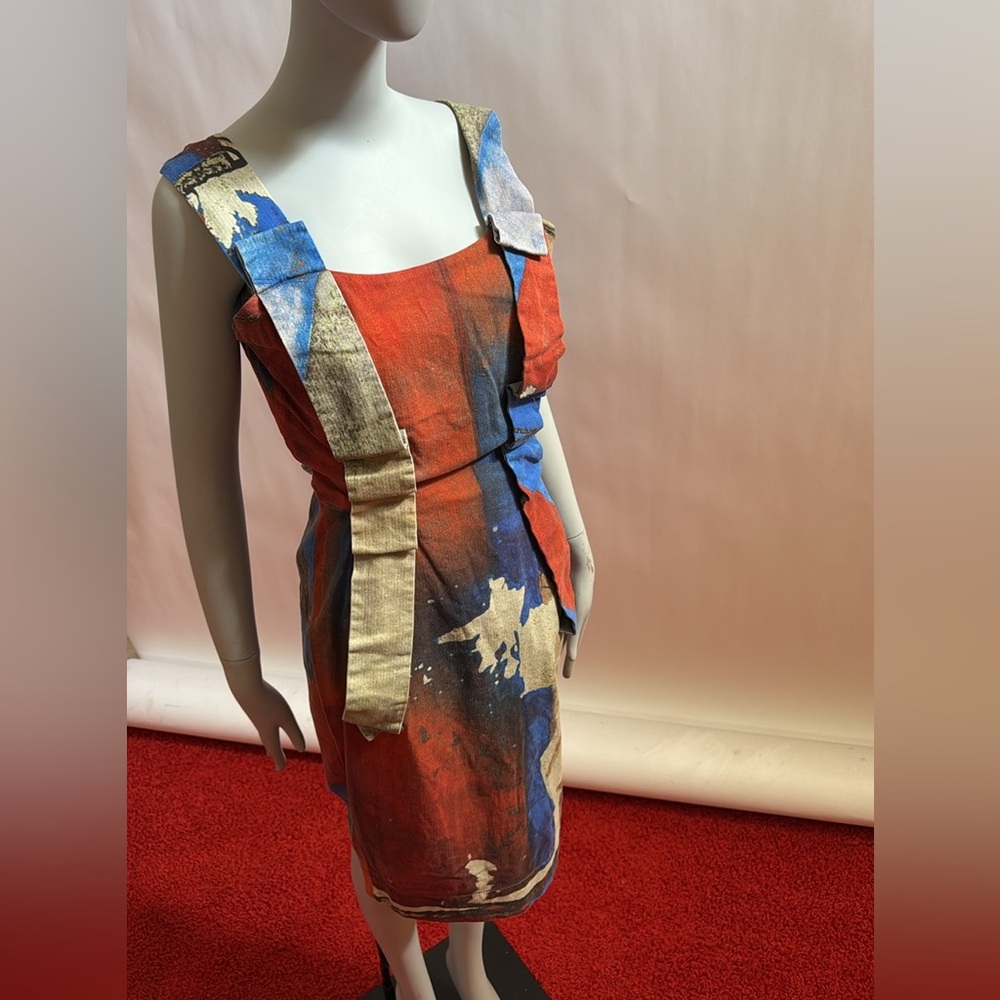 Vivienne Westwood UNION JACK DRESS IT 40 NEW no tag FW15-16 ANGLOMANIA - Picture 6 of 9